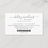 Roos Gold Spa Logo Visitekaartje (Achterkant)