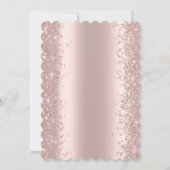 Roos Gold Sparkle Diamonds 60th Birthday Kaart (Achterkant)