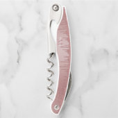 Roos Gold Sparkle Driving Glitter Monogram Kurkentrekker (Voorkant)