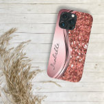 Roos Gold Sparkle Glam Bling Personalized Metal Case-Mate iPhone 14 Plus Hoesje<br><div class="desc">Het ontwerp is een foto en de hoesjes worden niet gemaakt met glitter, sequenties, metalen of bossen. Dit ontwerp is ook beschikbaar op andere telefoonmodellen. Kies het Type van Apparaat om andere hoesjes van iPhone, van Samsung Galaxy of van Google te zien. Sommige stijlen kunnen worden gewijzigd door Stijl te...</div>