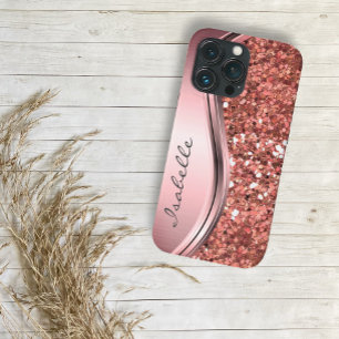 Roos Gold Sparkle Glam Bling Personalized Metal