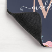 Roos Gold Sparkle Glam Glitter Drift Ipad Draagtas Muismat (Hoek)