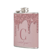 Roos Gold Sparkle Glam Glitter Drift Monogram Heupfles (Links)