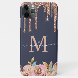 Roos Gold Sparkle Glam Glitter Drift Monogram Hoes