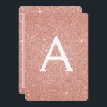Roos Gold Sparkle Glitter 40th Birthday Party Kaart<br><div class="desc">Roos Gold Sparkle Glitter Girly Verjaardagsfeestje Monogram Naam en Initiaal 40e Verjaardagsfeestuitnodiging. Deze veertigste 40 verjaardagsuitnodiging is ideaal voor het Roos Gold Sparkle Glitter Girly Party dat in Pink Rose Gold wil vieren.</div>