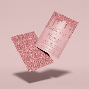 Roos Gold Sparkle Glitter droogt elk jaar op de da Kaart