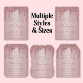 Roos Gold Sparkle Glitter droogt elk jaar op de da Kaart