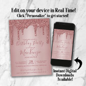 Roos Gold Sparkle Glitter droogt elk jaar op de da Kaart