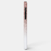 Roos Gold Sparkle Glitter Gepersonaliseerd mevrouw Case-Mate iPhone Case (Achterkant/links)