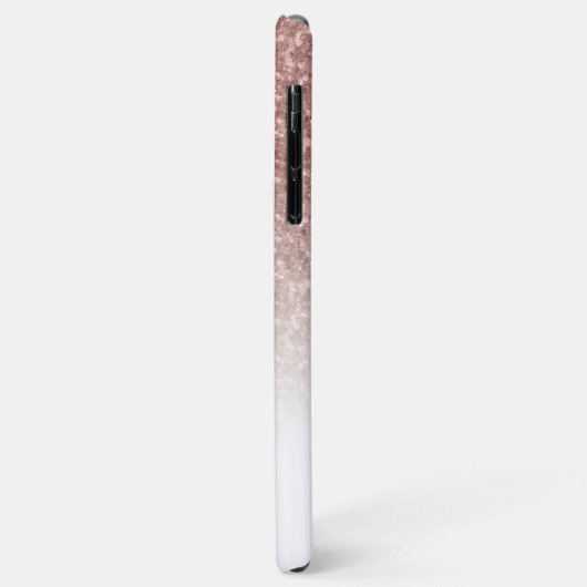 Roos Gold Sparkle Glitter Gepersonaliseerd mevrouw Case-Mate iPhone Case (Achterkant/links)