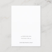 Roos Gold Sparkle Glitter Shiny Winy Warm Display Visitekaartje (Achterkant)