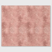 Roos Gold Sparkle Glitz Cadeaupapier (Vlak)