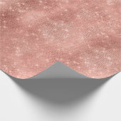 Roos Gold Sparkle Glitz Cadeaupapier (Hoek)