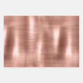 Roos Gold Sparkle Glitz en Glam Inpakpapier Vel (Voorkant 3)