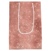 Roos Gold Sparkle Glitz Medium Cadeauzakje (Achterkant)