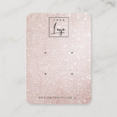 Roos Gold Sparkle Shiny Logo 2 Veroorbaar beeldsch Visitekaartje (Voorkant)
