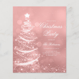 Roos Gold Sparkling Xmas Tree Nodig Programma Menu