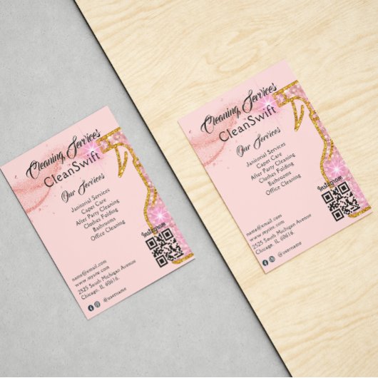 Roos Gold Spray Cleaner Huis Reiniging Flyer