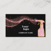 Roos Gold Spray Cleaner Instragram QR-code Visitekaartje (Voorkant)