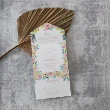 Roos Gold Spring Floral Wedding