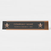 Roos Gold Star Company Executive. Bureau Naambordje (Voorkant)
