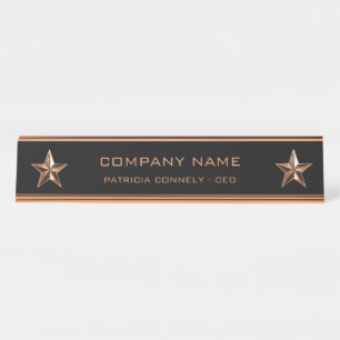 Roos Gold Star Company Executive. Bureau Naambordje