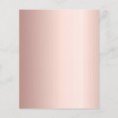 Roos Gold Stars budget 70e verjaardagsuitnodiging (Achterkant)