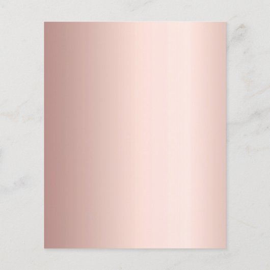 Roos Gold Stars Budget 90e verjaardagsuitnodiging (Achterkant)