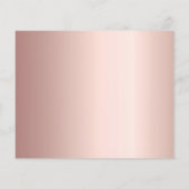 Roos Gold Stars Fotoverjaardag Bewaar de datumkaar (Achterkant)