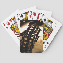 Roos Gold Steampunk Klassieke afspeelkaarten Pokerkaarten