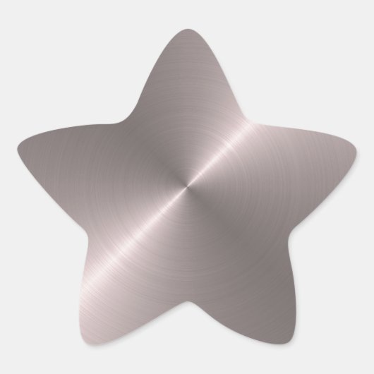 Roos Gold Ster Sticker (Voorkant)