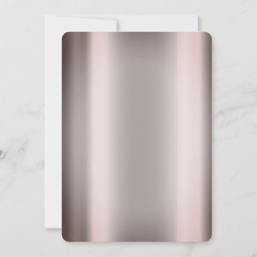 Roos Gold Stippen Champagne Glass Vrijgezellenfees Kaart (Achterkant)