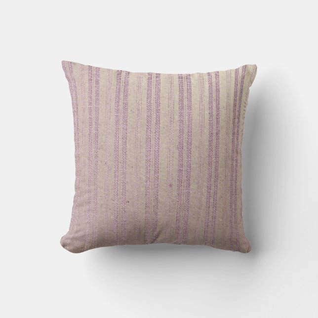Roos Gold Stripe Decoratief Pillow Kussen (Voorkant)