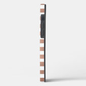 Roos Gold Stripes Case-Mate iPhone Case (Achterkant / Links)