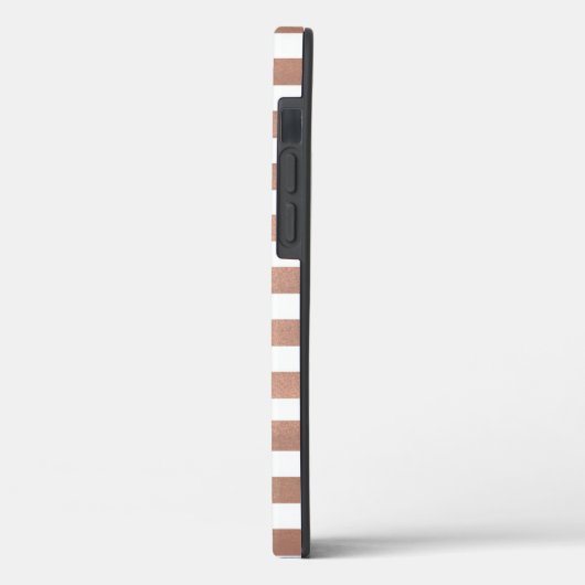 Roos Gold Stripes Case-Mate iPhone Case (Achterkant / Links)