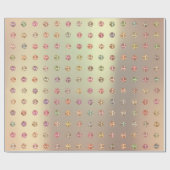 Roos Gold Swarovski Crystals Mint Copper Pink Cadeaupapier (Vlak)