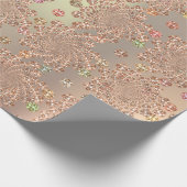 Roos Gold Swarovski Crystals Spiral Diamond Cadeaupapier (Hoek)