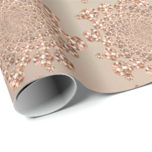 Roos Gold Swarovski kristallen spiraal oneindig ko Cadeaupapier
