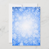 Roos Gold Sweet 16 Birthday Winter Sparkles Save The Date (Achterkant)