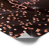 Roos Gold Sweet 16 foto Welkomstbord Poster (Hoek)