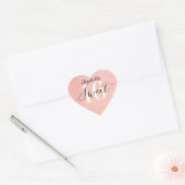 Roos Gold Sweet 16 Girl Birthday Hart Sticker (Envelop)