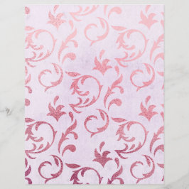 Roos Gold Swirls Scrapbook Paper