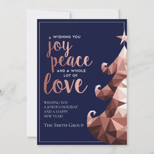 Roos Gold Tree Business-ziekteverzekeringskaart Kaart (Voorkant)