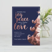 Roos Gold Tree Business-ziekteverzekeringskaart Kaart (Staand voorkant)