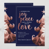 Roos Gold Tree Business-ziekteverzekeringskaart Kaart (Voorkant / Achterkant)