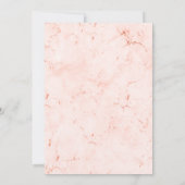 Roos Gold Tree of Life Bat Mitzvah Invitations Kaart (Achterkant)