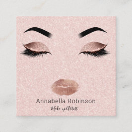 Roos Gold Trendy maakt artistieke kant op Vierkante Visitekaartje