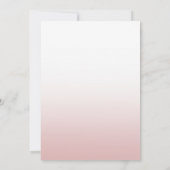 Roos Gold Trendy Sjabloon Calligraphed Script Naam (Achterkant)