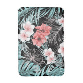 Roos Gold Tropical Botanical Island Paradise Chic Badmat (Voorkant Verticaal)