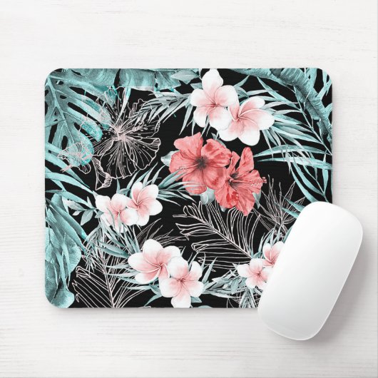 Roos Gold Tropical Botanical Island Paradise Chic Muismat (Met muis)